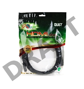 Кабель HDMI 19M/M ver 2.0, 3М, 2 фильтра  Aopen <ACG711D-3M>     