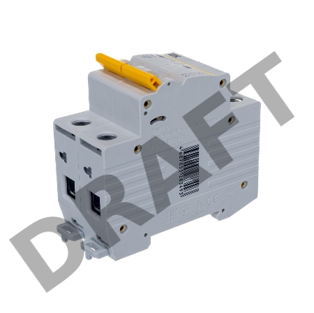 Выключатель автоматический модульный 2п C 10А 4.5кА ВА47-29 ИЭК MVA20-2-010-C