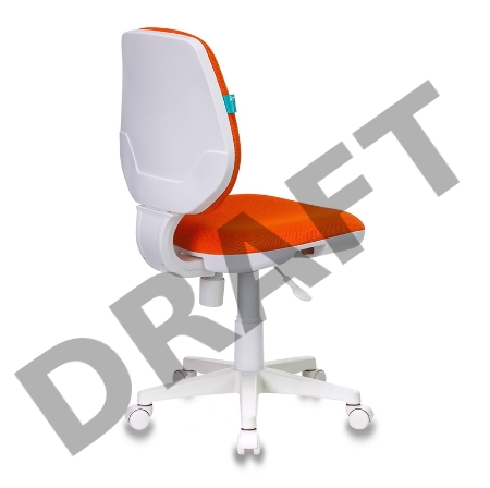 Кресло детское Бюрократ CH-W213/TW-96-1 оранжевый TW-96-1 (пластик белый)