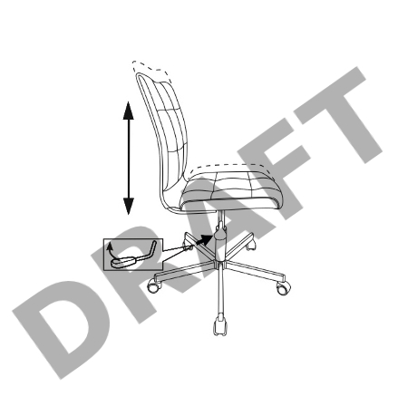 Кресло Бюрократ CH-330M/GREY без подлокотников серый Linkoln искусственная кожа крестовина металл