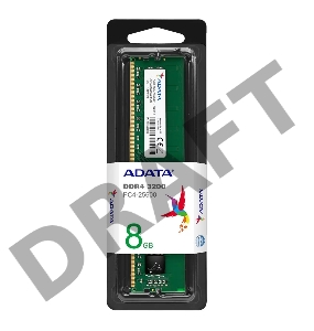Память Adata 8Gb DDR4 3200MHz AD4U32008G22-SGN RTL PC4-25600 CL22 DIMM 288-pin 1.2В single rank