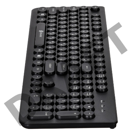 Клавиатура Oklick 400MR черный USB slim Multimedia