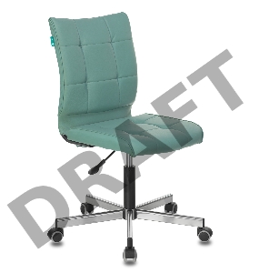 Кресло Бюрократ CH-330M/GREY без подлокотников серый Linkoln искусственная кожа крестовина металл