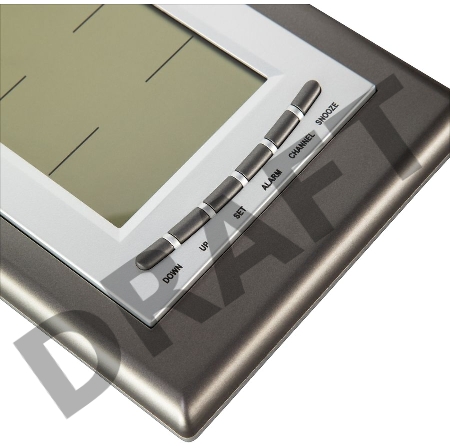 Погодная станция Buro H209G серебристый/черный