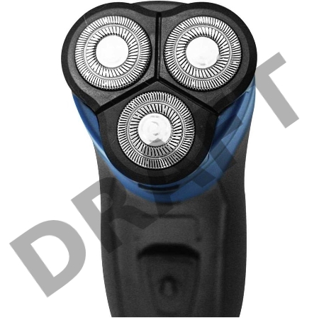 Бритва роторная Starwind SBS1503 реж.эл.:1 питан.:аккум. черный/синий