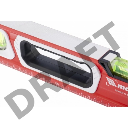 MATRIX Уровень алюминиевый, магнит фрезеров 3 глазка 2 комп, рукоятки, 2000 мм 34736