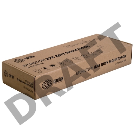 Кронштейн для мониторов Cactus CS-VM-D29-BK черный 13