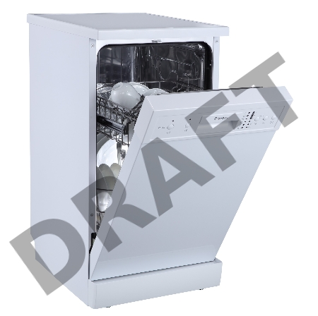 Отдельностоящая посудомоечная машина Бирюса DWF-409/6 W, 45 см, 9 комплектов, белая