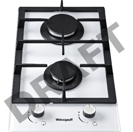 Домино Weissgauff HGG 320 WGh 30 см, газовая, независимая