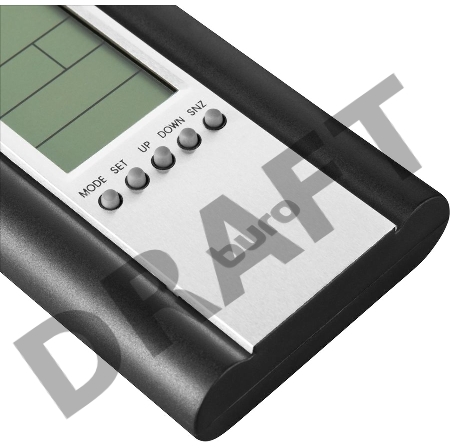 Погодная станция Buro H6308AB серебристый/черный