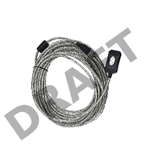 Кабель AM/AF USB2.0 10м Aopen удлинитель активный(с усилителем) USB2.0-repeater, ACU823-10M