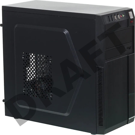 Корпус Formula FM-608 черный 450W mATX 2x120mm 2xUSB2.0 audio