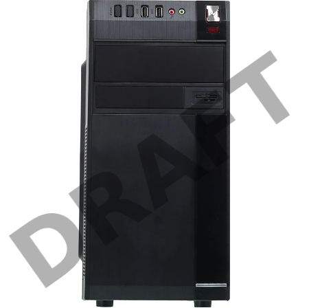 Корпус Formula FM-608 черный 450W mATX 2x120mm 2xUSB2.0 audio