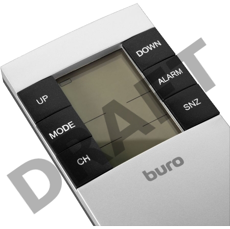 Погодная станция Buro H146G серебристый/черный