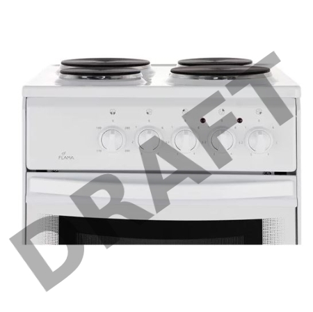 Плита электрическая Flama AE 1406 W белый