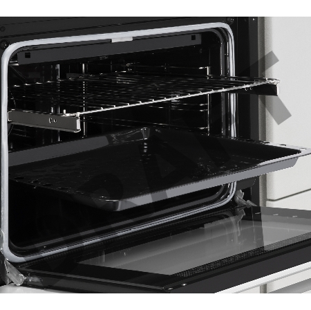 Встраиваемый духовой шкаф Weissgauff EOV 291 PDX, 60 см, нержавеющая сталь/черное стекло
