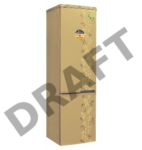 Холодильник DON R-295 ZF, золотой цветок