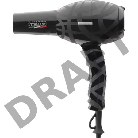 Фен Gamma Piu L`Italiano 2000Вт черный