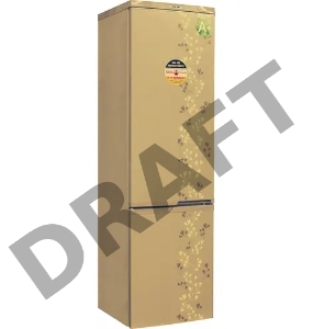 Холодильник DON R-296 ZF, золотой цветок