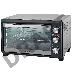 Мини-печь Hyundai MIO-HY072 23л. 1500Вт серебристый/черный