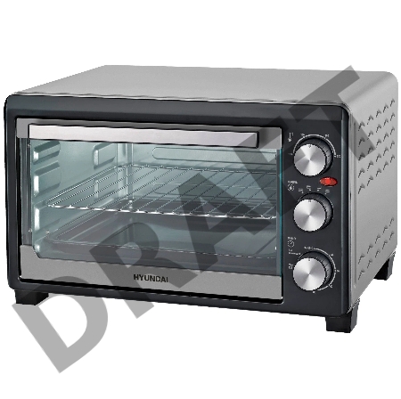 Мини-печь Hyundai MIO-HY072 23л. 1500Вт серебристый/черный