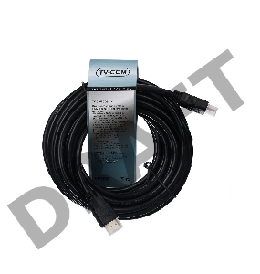 Кабель HDMI v.1.4 10м Telecom, 2 фильтра, 19M -19M, с позолоченными контактами, CG511D-10M