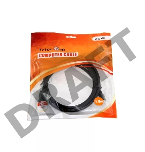 Кабель-переходник Telecom (TA682-1.8M) 4K*60Hz 1.2V Mini DisplayPort M <--> Display Port M 1,8м [6926123463314]