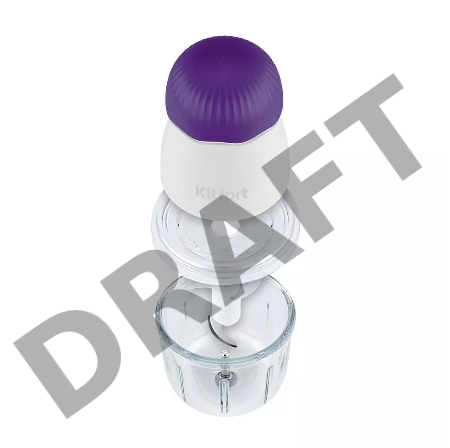 Измельчитель электрический Kitfort КТ-3064-1 0.3л. 150Вт фиолетовый/белый