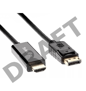 Кабель-переходник DisplayPort M-> HDMI M 1.8m Telecom [TA494)