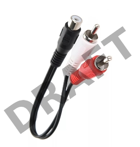 Кабель-разветвитель Telecom 1RCA (F) - 2RCA (M) <TAV4355-0.2M>