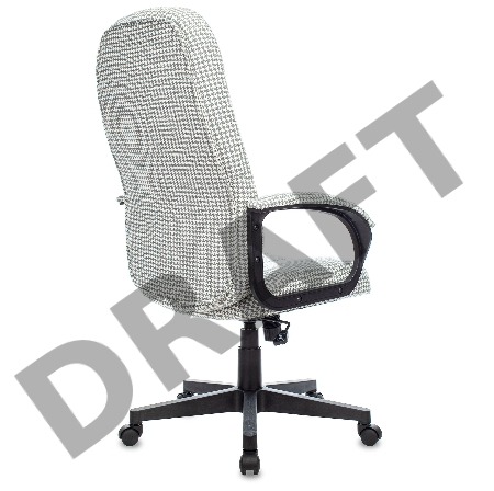 Кресло руководителя Бюрократ T-898AXSN серый Morris-1 гусин.лапка крестовина пластик