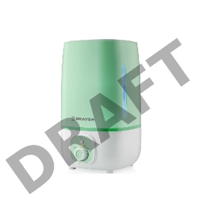 Увлажнитель ультразвуковой BRAYER BR4700GN, 4 л, 25 м, 13 ч., регулировка интенсивности, аромат.
