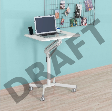 Стол для ноутбука Cactus VM-FDS101B столешница МДФ белый 70x52x107см (CS-FDS101WWT)