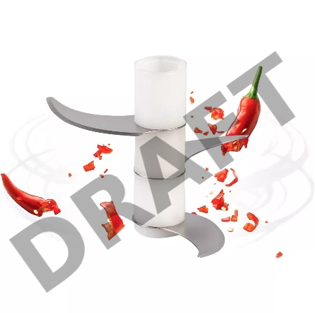 Измельчитель электрический Kitfort КТ-3087 0.17л. 22Вт белый/салатовый