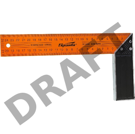 Угольник, 250 мм, металлический// Sparta