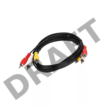 Кабель соединительный 3xRCA (M) - 3xRCA (M), 2m Telecom <TAV7150-2M>