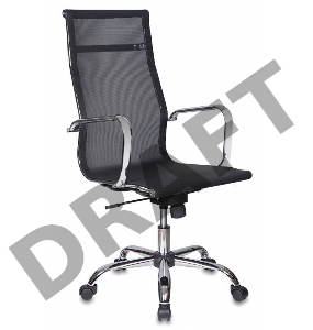 Кресло руководителя Бюрократ CH-993/M01 черный M01 сетка крестовина хром