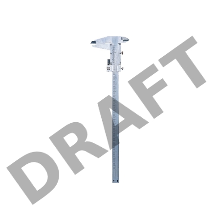 Штангенциркуль MATRIX 316345  300 мм цена деления  0.02 мм металлический с глубиномером