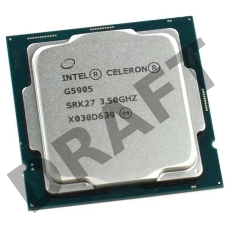 Процессор Intel Celeron G5905 Soc-1200 (CM8070104292115S RK27) (3.5GHz/Intel UHD Graphics 610) OEM