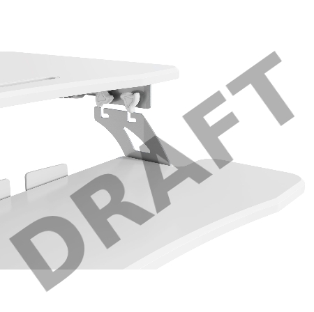 Стол для ноутбука Cactus VM-FDS108 столешница МДФ белый 71x39.2x110см (CS-FDS108WWT)