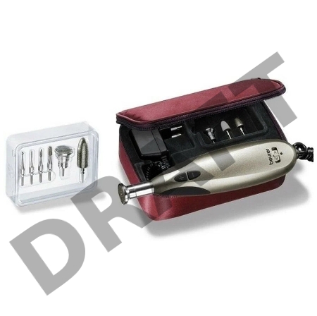 Маникюрно-педикюрный набор Beurer MP60 насадок в компл.:9шт золотистый