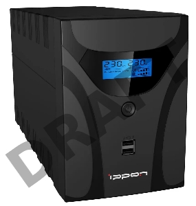 Источник бесперебойного питания Ippon Smart Power Pro II Euro 1600 960Вт 1600ВА черный