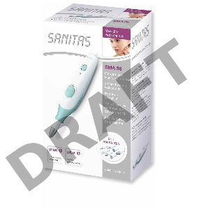 Маникюрно-педикюрный набор Sanitas SMA36 насадок в компл.:7шт белый