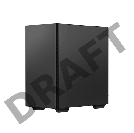 Корпус Deepcool MACUBE 110 BK без БП, боковое окно (закаленное стекло), черный, mATX