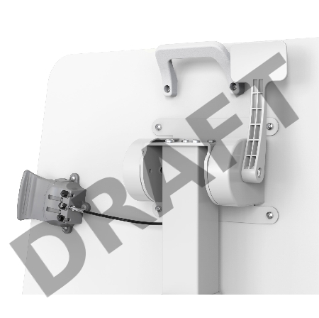 Стол для ноутбука Cactus VM-FDS109 столешница МДФ белый 73x50x108см (CS-FDS109WWT)