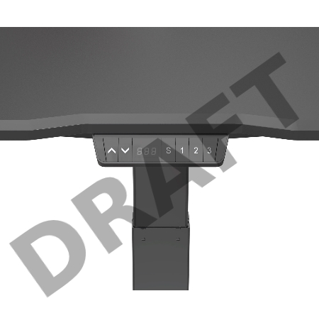 Стол для ноутбука Cactus VM-FDE101 столешница МДФ черный 80x60x123см (CS-FDE101BBK)