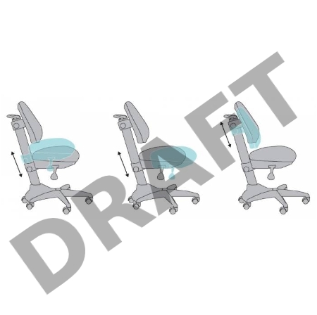 Кресло детское Бюрократ KD-2/G/GIRAFFE оранжевый жираф