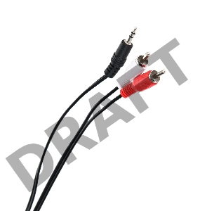 Кабель соединительный Telecom 3.5 Jack (M) - 2xRCA (M), стерео, аудио,  3м <TAV7183-3M>