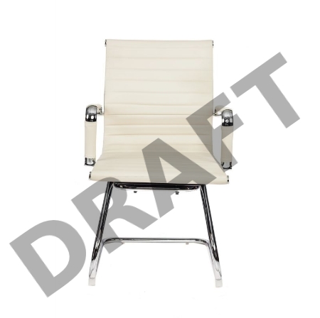 Кресло Бюрократ CH-883-LOW-V/IVORY низкая спинка слоновая кость искусственная кожа