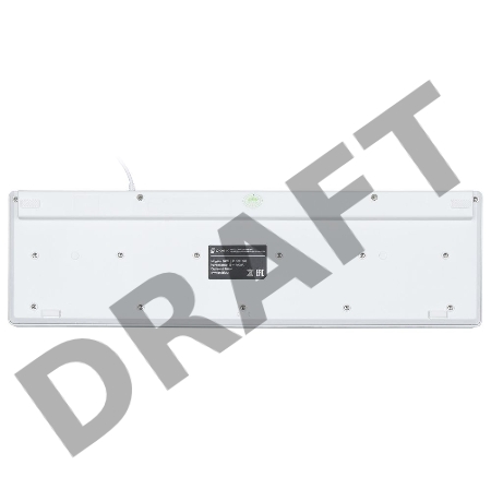 Клавиатура Oklick 500M белый USB slim Multimedia